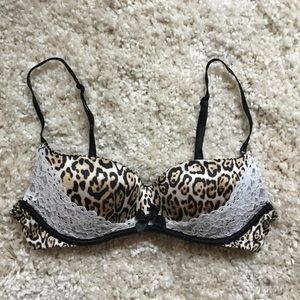 cheetah & lace bra | vs